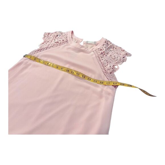 Alter’d State Blush/Pink Crochet Shoulder Small Dress - Picture 9 of 9